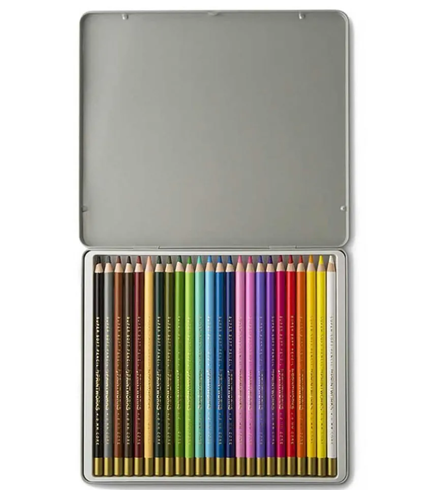 24 Crayons De Couleur Classiques