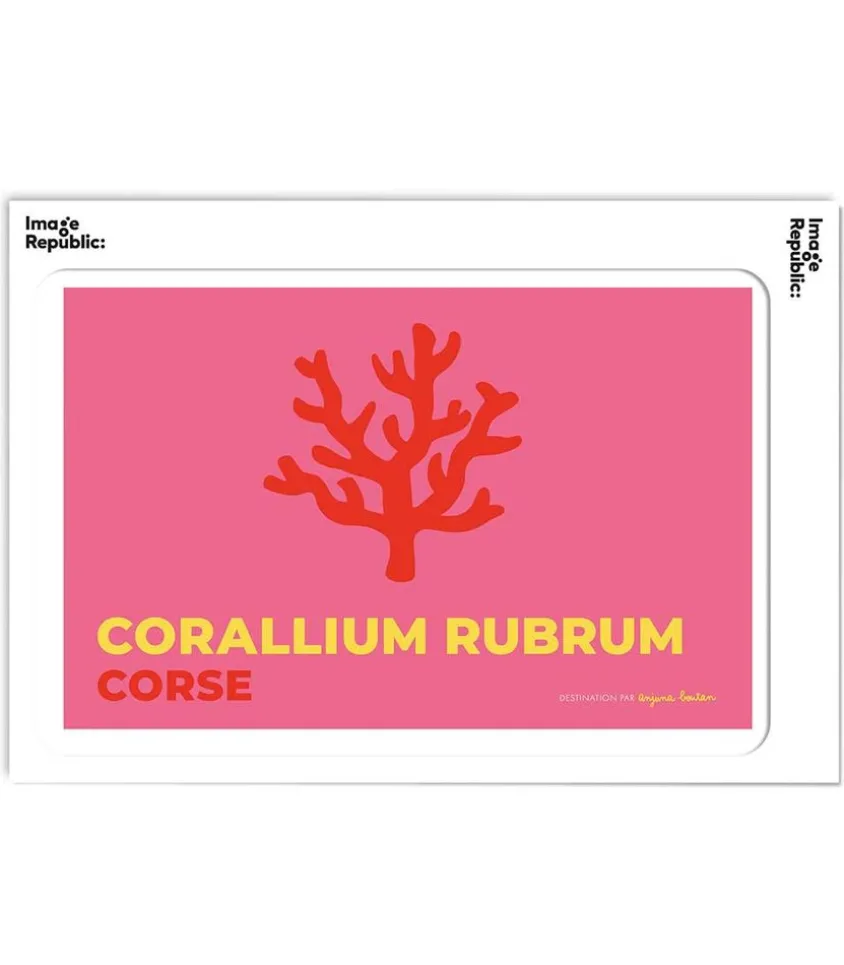 Affiche Anjuna Boutan Corse 38 X 56 Cm