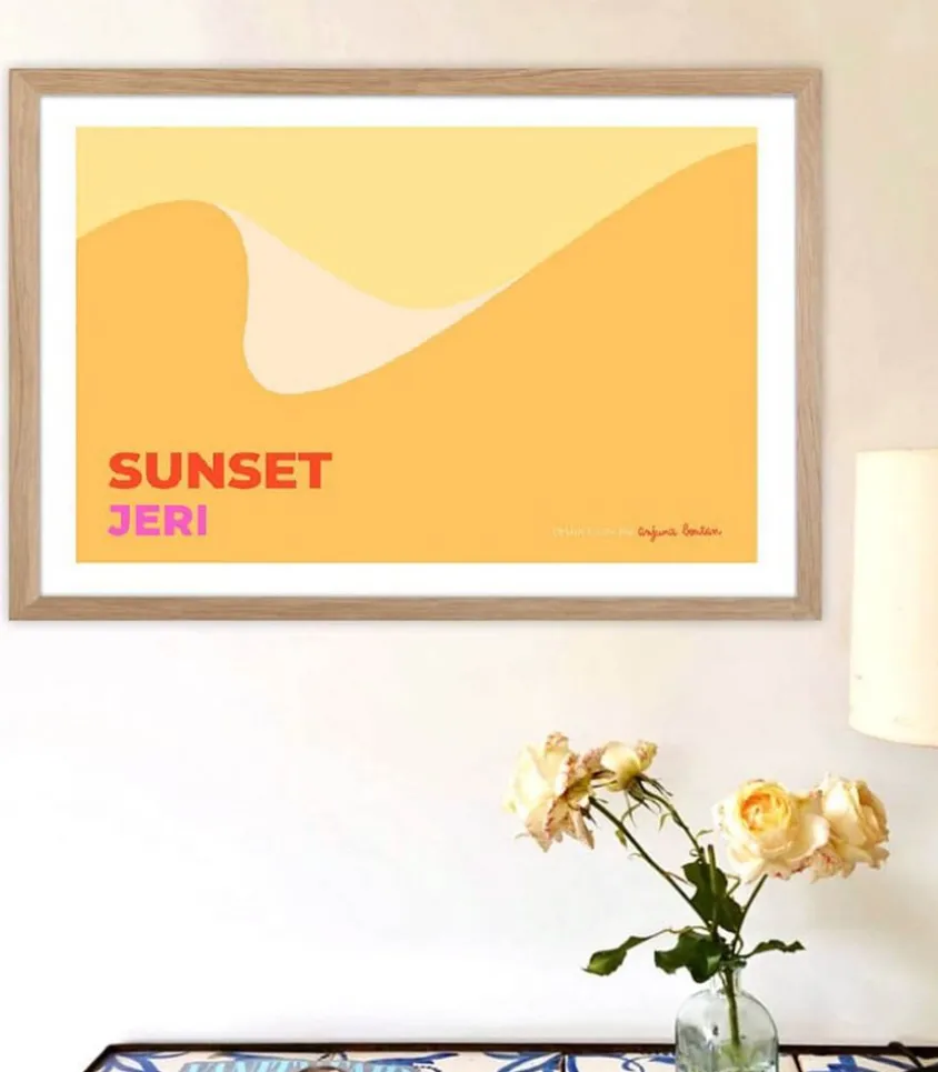 Affiche Anjuna Boutan Jeri 38 X 56 Cm