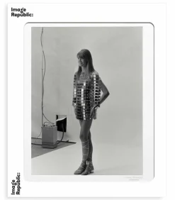 Affiche Francoise Hardy Robe Paco Rabanne 40 X 50 Cm