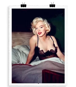 Affiche La Galerie "Marilyn Monroe Lit" 56 X 76 Cm