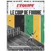 Affiche L'Equipe Bolt 30 X 40Cm