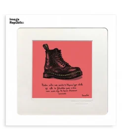 Affiche Pas Du Tout Cliche Rebelle 22 X 22 Cm