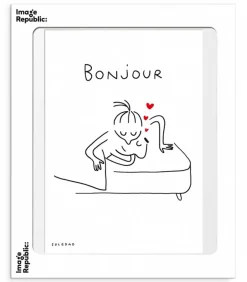 Affiche Soledad "Bonjour" 30 X 40 Cm
