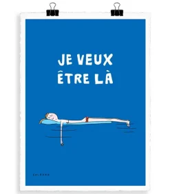 Affiche Soledad "Je Veux Etre La" 56 X 76 Cm
