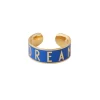 Bague Ajustable Big Words Candy Dream Cobalt