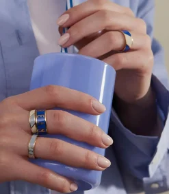 Bague Ajustable Big Words Candy Dream Cobalt