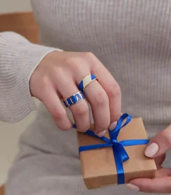 Bague Ajustable Big Words Candy Dream Cobalt