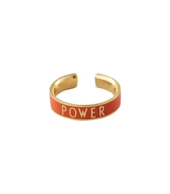 Bague Ajustable Candy Word Power Orange Tiger