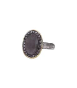 Bague Alex Black En Argent