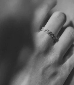 Bague Alliance Multi Mini Oeil Tsavorites