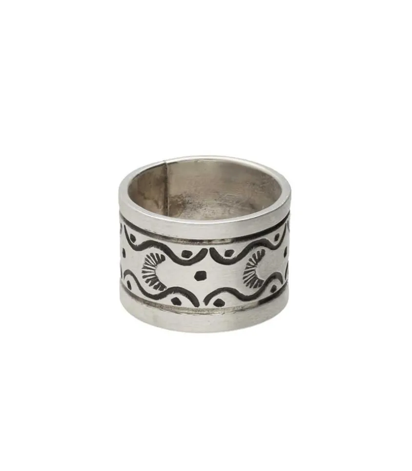 Bague Anneau Grave Arabesques