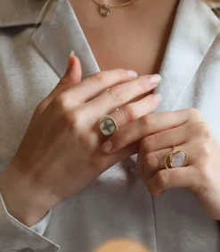 Bague Chevaliere Bowie Blanc Diamants