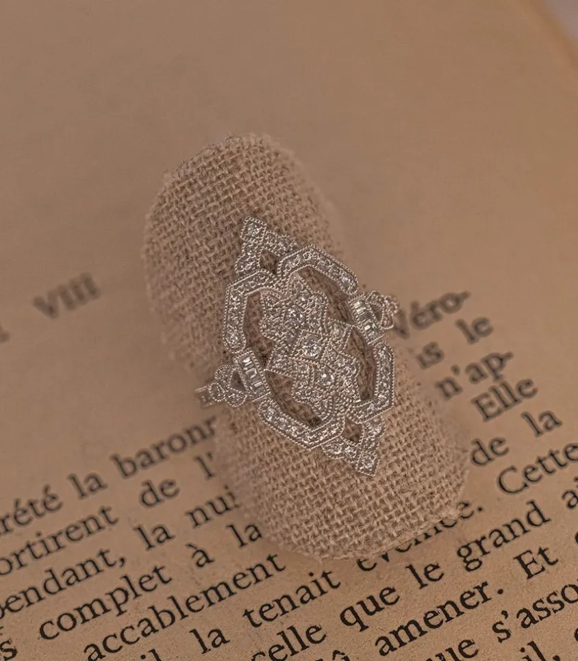 Bague Garbo En Or Blanc Et Diamants