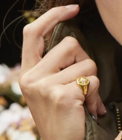 Bague Make A Wish Jaune Vermeil