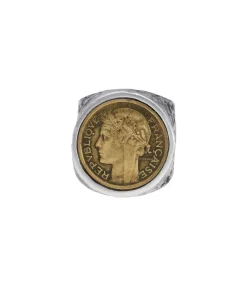 Bague Piece Republique Francaise Argent