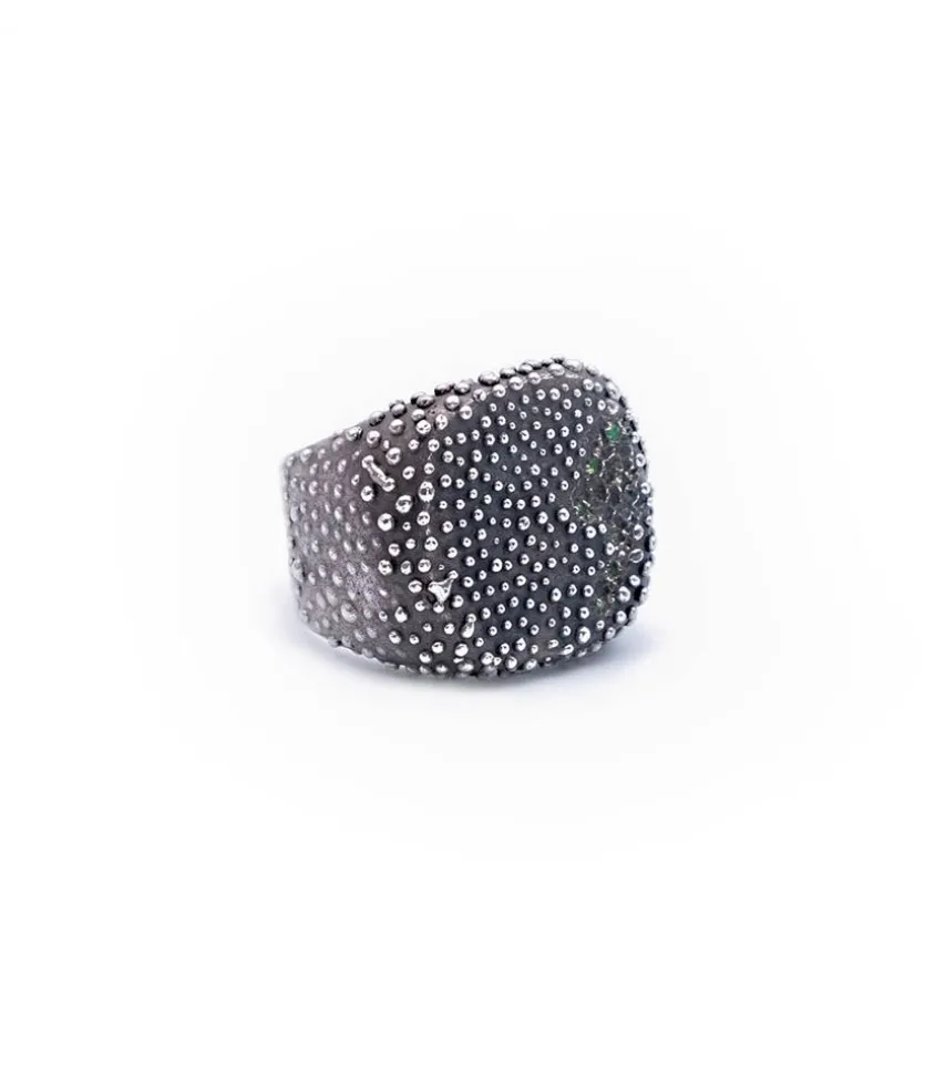 Bague Supergreen Emeraude Argent