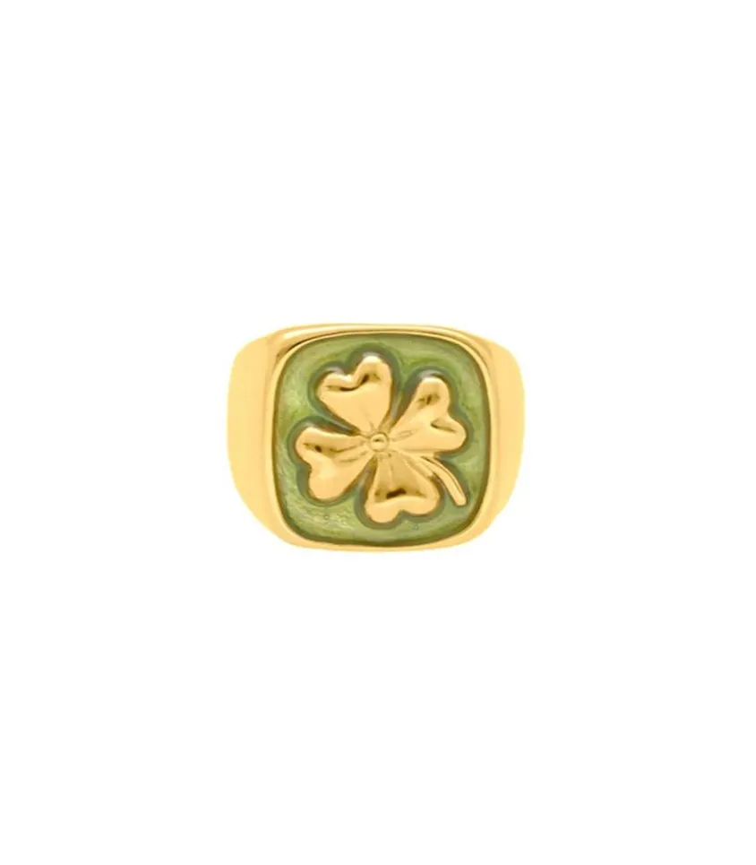 Bague Talisman Trefle