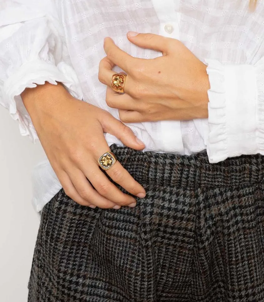 Bague Talisman Trefle