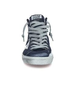 Baskets Francy Classic Cuir Suede Marine