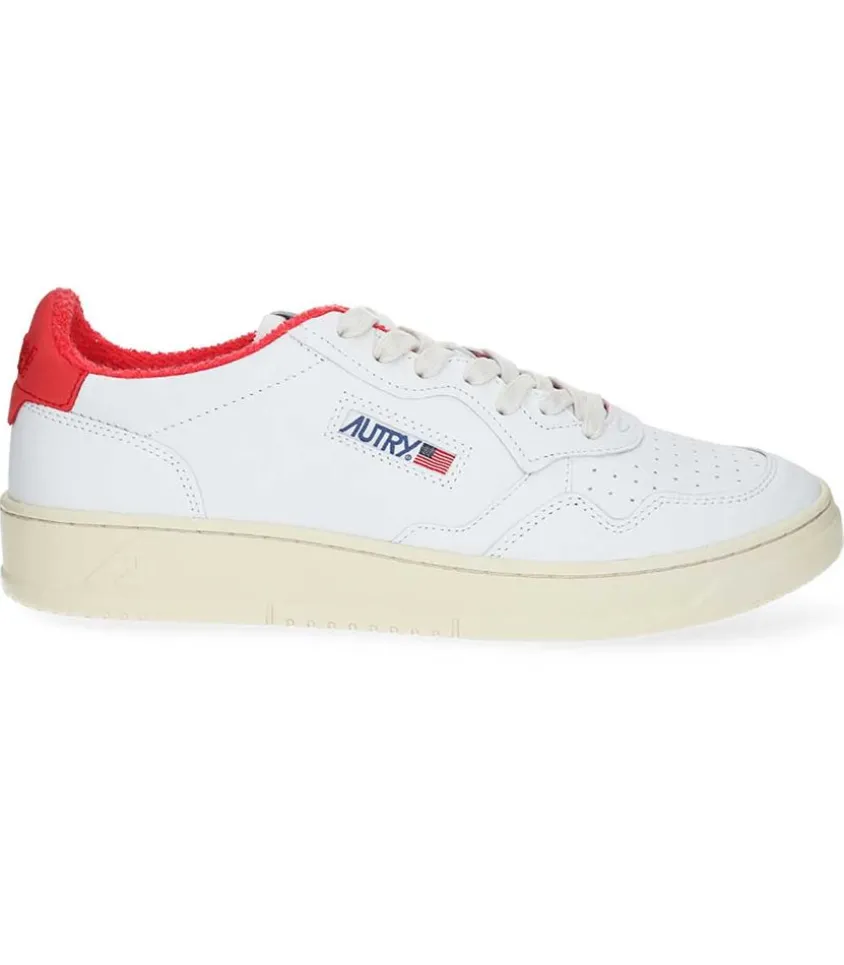 Baskets Homme Medalist Low Goat Sponge White/Red