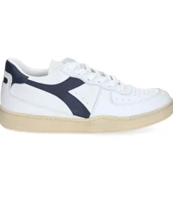 Baskets Homme Mi Low Used Blanc/Bleu Nuits