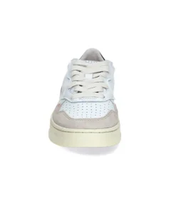 Baskets Medalist Low Cuir Suede Blanc/Navy Blue