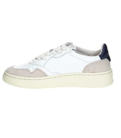Baskets Medalist Low Cuir Suede Blanc/Navy Blue