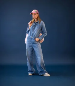 Baskets Medalist Low Cuir Suede Blanc/Navy Blue