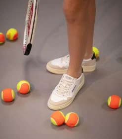 Baskets Medalist Low En Daim Et Cuir Blanc Et Mount