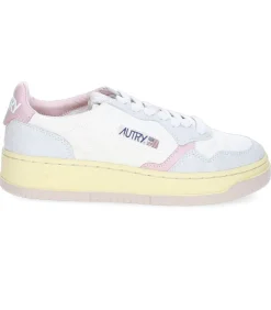 Baskets Medalist Low Velours Cotele Gris/Rose
