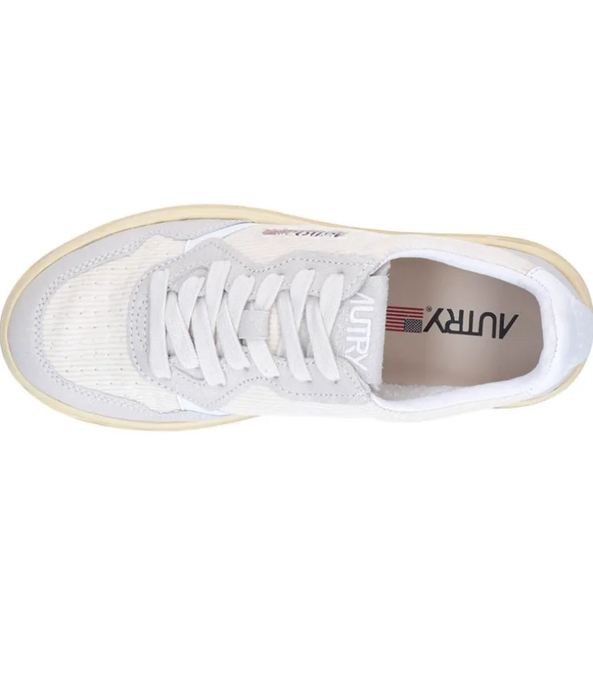 Baskets Medalist Low Velours Cotele Ivoire