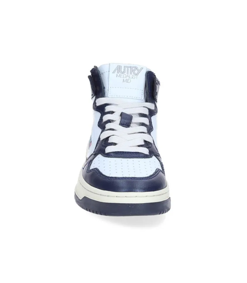 Baskets Medalist Mid White/Blue