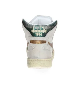 Baskets Montantes Mi Metal Pigskin Oyster White