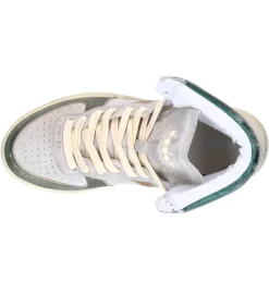 Baskets Montantes Mi Metal Pigskin Oyster White