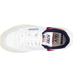 Baskets Open Mid Cut White/Usa