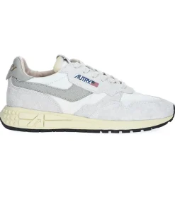 Baskets Reelwind Nylon Et Daim Blanc