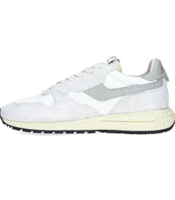 Baskets Reelwind Nylon Et Daim Blanc