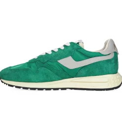 Baskets Reelwind Nylon Et Daim Vert