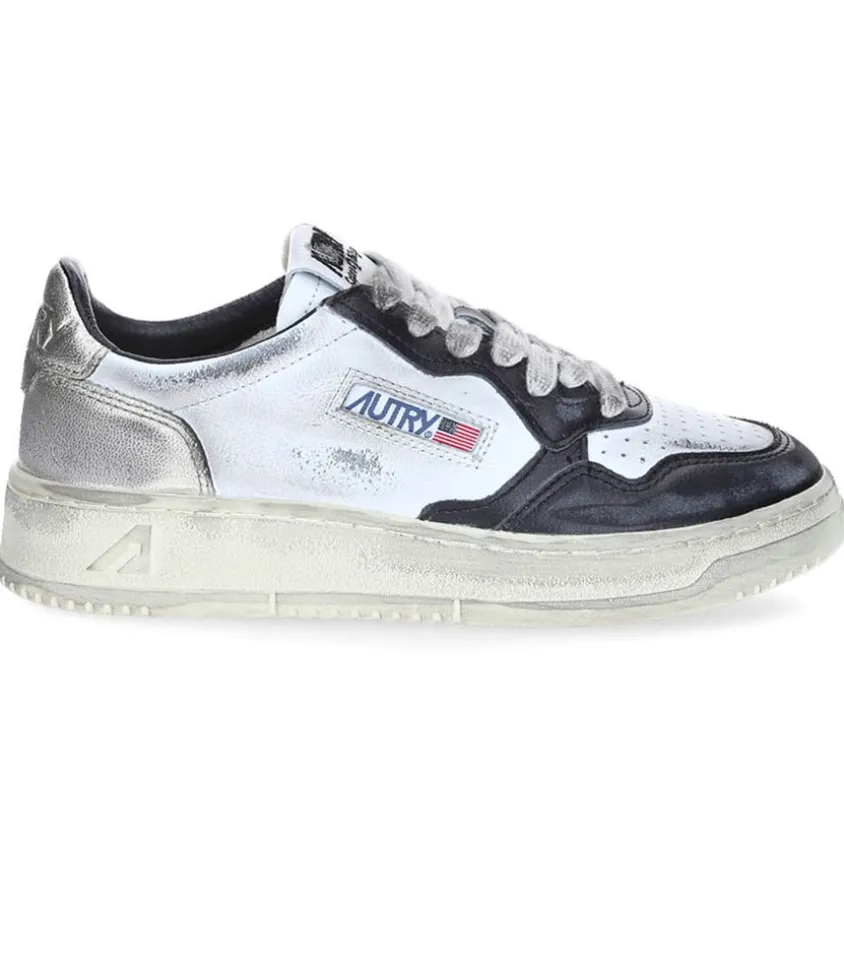 Baskets Super Vintage White/Black/Platinium