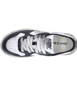 Baskets Super Vintage White/Black/Platinium