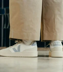 Baskets V-90 Homme Leather Extra White Steel