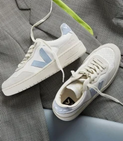 Baskets V-90 Homme Leather Extra White Steel