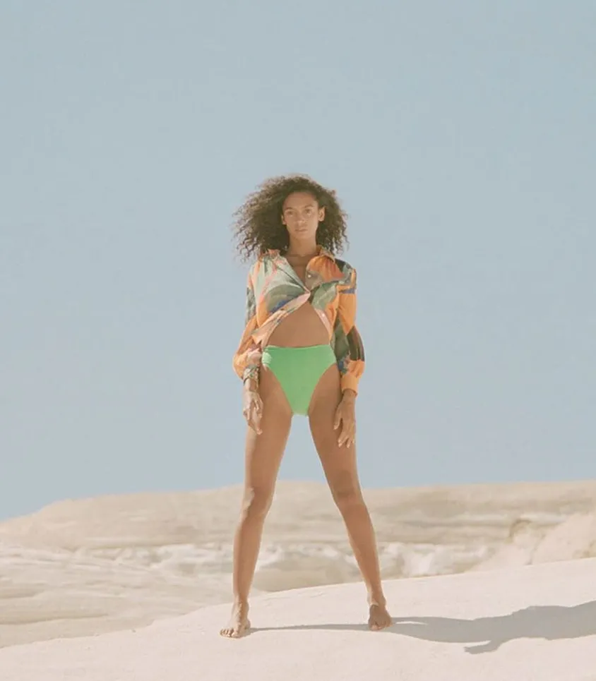 Blouse Manches Ballons Dancing Wood Orange