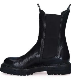 Boots Chelsea Monastero En Cuir Kaki