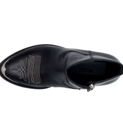 Boots Young Leather Upper Black