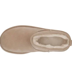 Bottines Classic Ultra Mini Plateforme Daim Sand