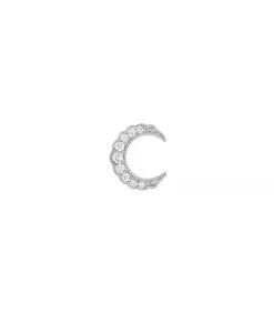 Boucle D'Oreille Moonlight Or Blanc