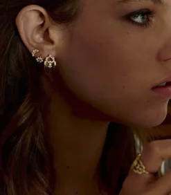 Boucle D'Oreille Nude Or Jaune & Diamants