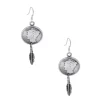 Boucles D'Oreilles Pendantes Piece Et Plume